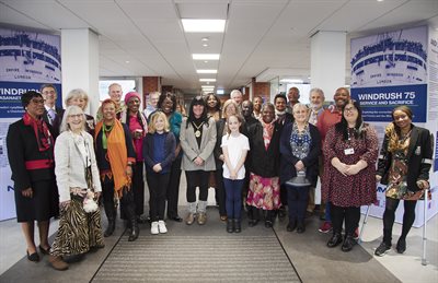 Windrush Elders VOG Cabinet Mayor of the Vale and Royal British Legion at the Windrush Ceremony